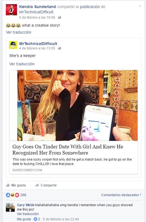 noticia actriz porno kendra sunderland nunca tuvo cita por tinder