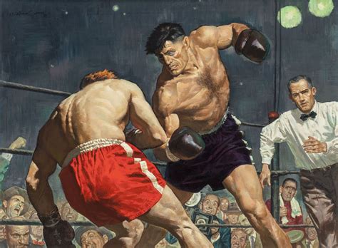 pulp covers boxing posters concept art characters character art