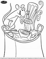 Ratatouille Remy Coloriages Cuisine Ludinet Livres Coloringlibrary sketch template