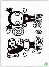 Coloring Pucca Dinokids Pages Library Clipart Cartoon Coloringdolls Close sketch template