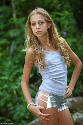 Silver Stars Anastasia Silver Shorts 4 X Teenmodels