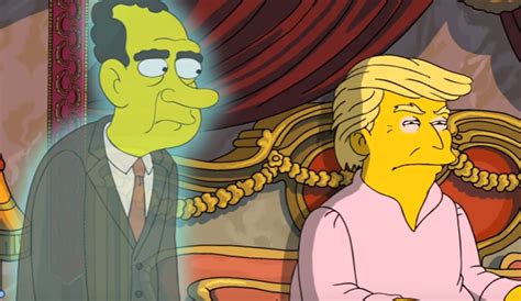 Simpsons Creators Bring Nixon Back From The Dead For A Comforting Hug