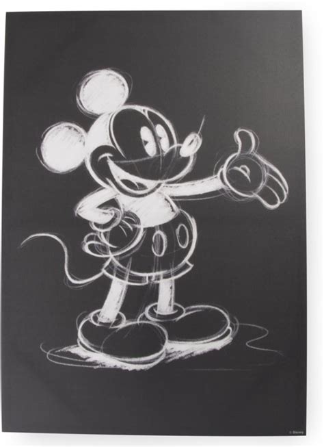 tekening mickey mouse