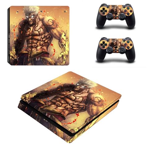 asuras wrath ps slim skin sticker  sony ps playstation  slim console   controllers