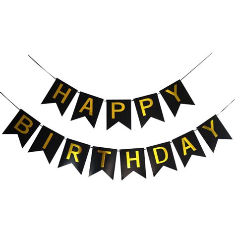 happy birthday banner    balloon accessories manufacturer