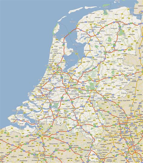 kaart van nederland  hoge resolutie voor  nederland kaart