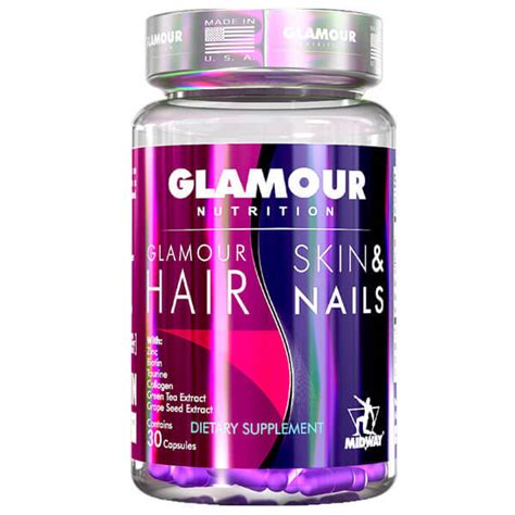 glamour nutrition hair skin nails capsules