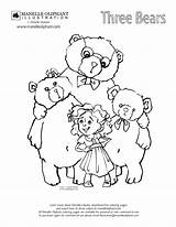 Coloring Three Pages Bears Little Template Color Popular Coloringhome sketch template