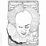 Pennywise Balloon Xcolorings sketch template