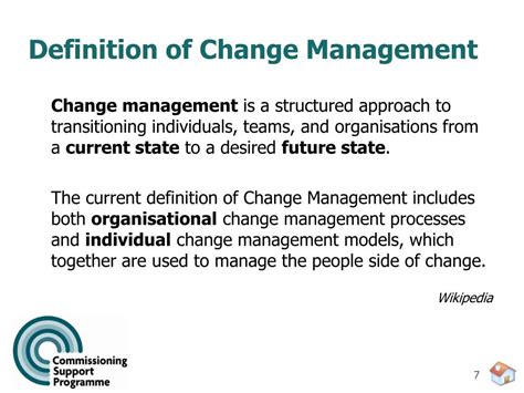 managing change powerpoint    id