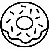 Donut Svg Clipart Line Donuts Doughnut Coloring Sprinkles Food  Icon Sprinkle Drawing Pages Transparent Vector Frosting Colouring Template Onlinewebfonts sketch template
