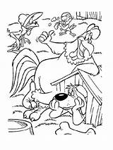 Foghorn Leghorn Coloring Pages Printable Coloring4free 2021 Clipart 2730 Color Template Getdrawings Getcolorings Balto sketch template
