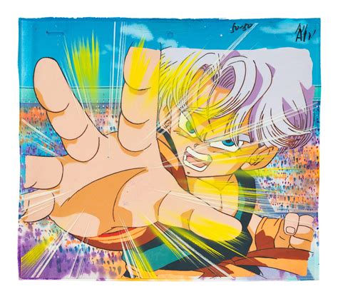 dragon ball z by toei animation 龍珠z by東映動畫 trunks animation cel