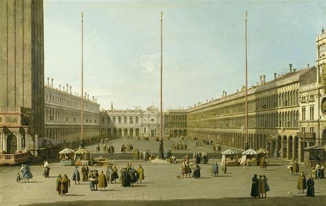 The Piazza San Marco Painting By Canaletto