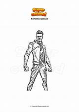 Fortnite Lachlan Ausmalbild Coloriage Supercolored Pages sketch template