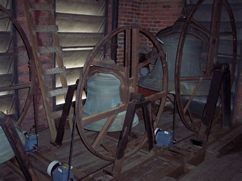 installation of tower bell pealing equipment to existing bronze church bells