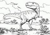 Mewarnai Dinosaurus sketch template