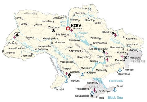map  ukraine  cities  latest map update