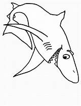 Shark Coloring Pages Sharks Great Cartoon Animals Printable Kids Drawing Color Print Book Clipart Boy Posters Colouring Para Tiburon Colorear sketch template