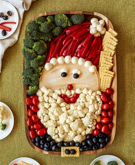 healthy santa snack board  bakermama christmas snacks christmas