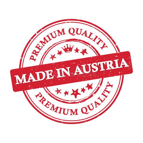 austria premium quality sticker stock vector illustration  security printout