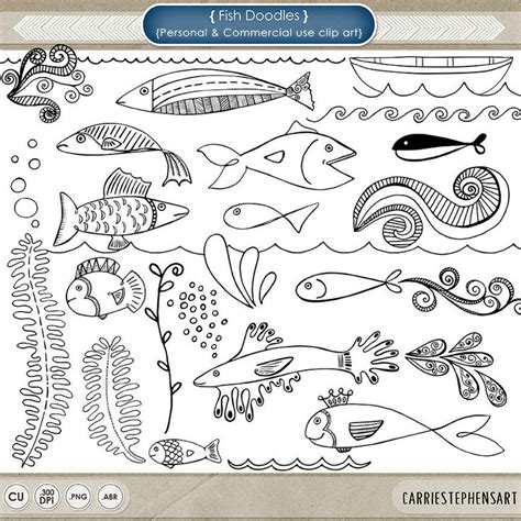 fish scraps  doodles