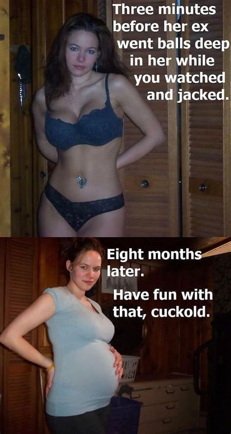 caption sequence before and after preggo pregnant knocked up cuckold image uploaded by user