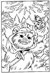 Coloring Pages Ewok Wars Star Coloriage Ewoks Gif Para Colorear Kids Abc Dessins Colouring Printable Party Dibujos Birthday Teen Embroidery sketch template