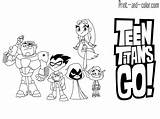 Titans Teen Go Color Print Drawing Coloring Pages Drawings Superhero Boys Cartoons Paintingvalley sketch template