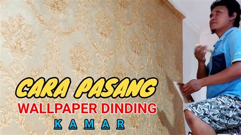 pasang wallpaper dinding motif batik ii   apply wallpaper ii