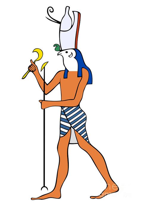 God Of Ancient Egypt Horus By Michal Boubin