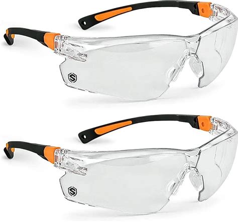 Safety Eye Glasses With Side Shields Scratch Fog Resistant Comfortable