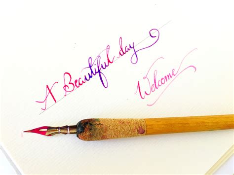 watercolor dip  calligraphy tutorial life athon