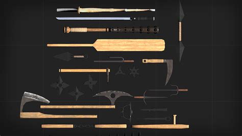 Japanese Weapon Collection In Weapons Ue Marketplace