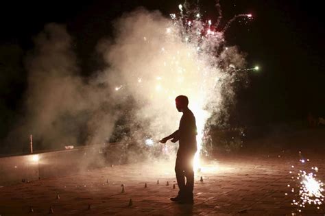 diwali firecrackers push up pollution level across the