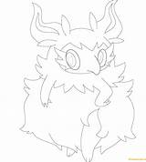 Aromatisse Coloring Pages Pokemon Clipart Drawing Color Clipground sketch template