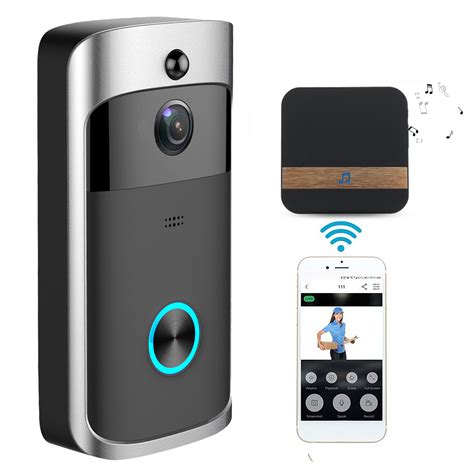 wireless camera video doorbell home security wifi smartphone remote video rainproof alexnldcom