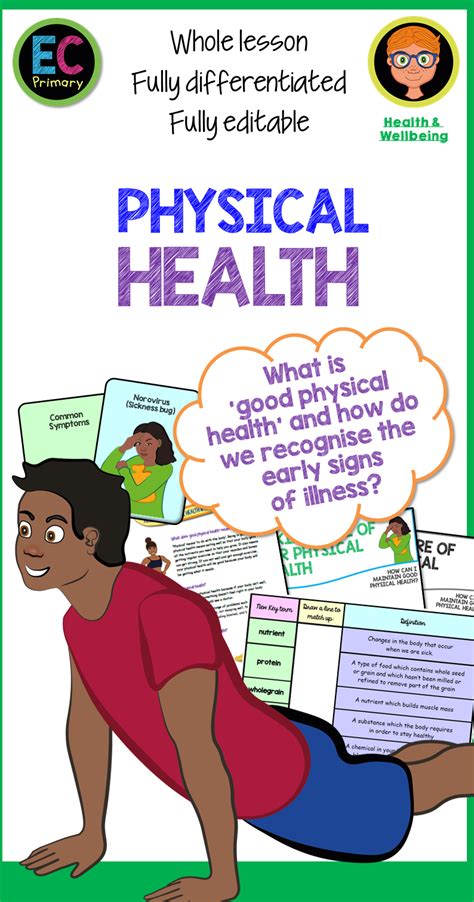 physical health  symptoms  illness teaching resources primary pshe lessons teaching