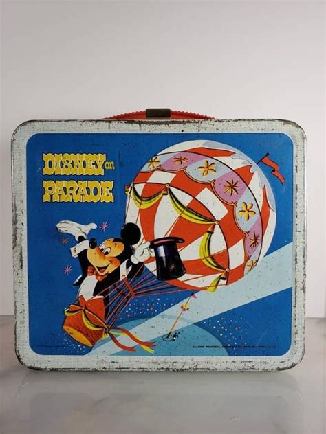 vintage disney  parade lunch box