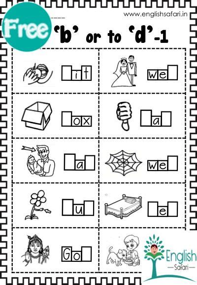 reversal worksheets  wwwenglishsafariin letter reversal