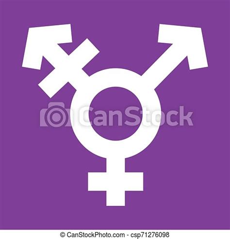 transgender symbol in violet color background shemale sexual