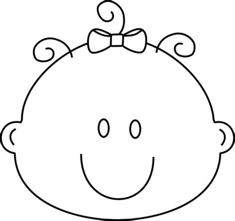 baby girl drawings clipart