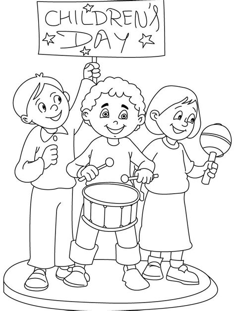 printable happy childrens day coloring pages coloring pages day