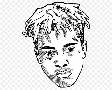Xxxtentacion Drawing Rapper Painting Sketch Painting