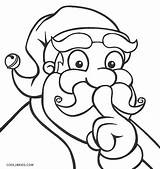Santa Coloring Pages Printable Claus Kids Color Colouring Preschoolers Getcolorings Face Cool2bkids Getdrawings Drawing sketch template