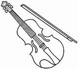 Violin Colorear Instrumentos Partes Imagui sketch template
