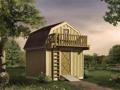 sellersville shed  loft plan   house plans