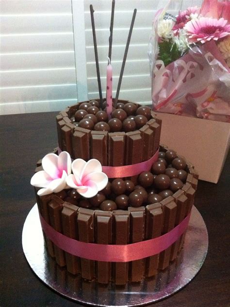 Kit Kat Cake With Maltesers Kit Kat Pie Recipe In A