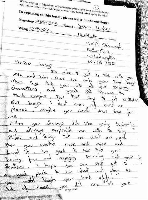 letter   boyfriend  jail sample letter   boyfriend  jail