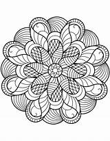 Coloring Mandala Flower Bestcoloringpagesforkids статті походження sketch template